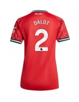 Manchester United Diogo Dalot #2 Hjemmedrakt Dame 2025-26 Korte ermer
